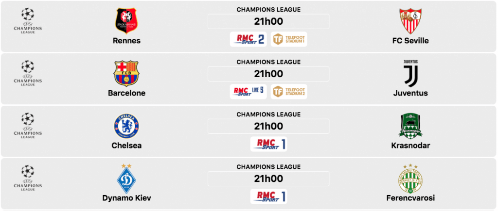 Smart IPTV Premium Regarder les matchs de Champions League : Sur quelles chaînes ?