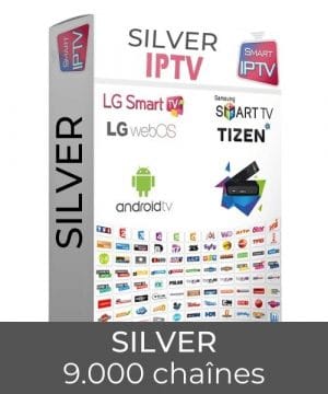 Abonnement SMARTIPTV FRANCE Silver liste des chaines